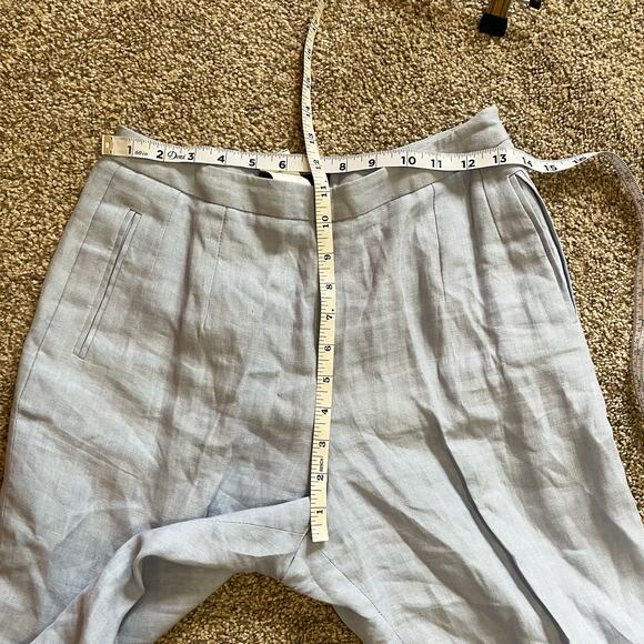 Renato Nucci Light Blue Cropped Pants Size 40 - Picture 6 of 6